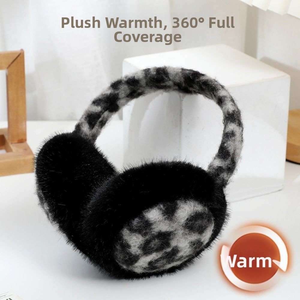 Earmuffs Foldable - Cache-oreilles pliables en peluche, épais, doux