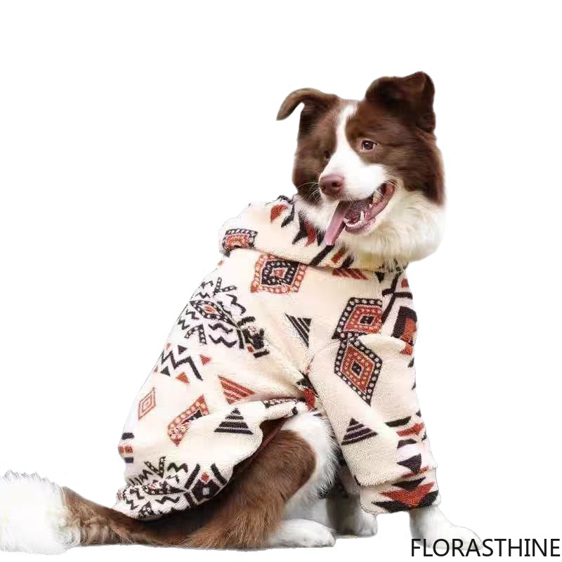 Sherpa Hoodie Fleece - Manteau pour chien à capuche, chaud