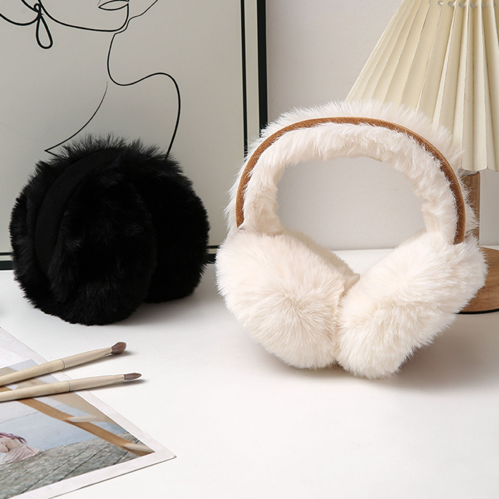 Cache-oreilles coupe-vent en p - Earmuffs Foldable avis et prix
